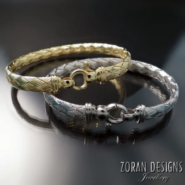 Silver and Gold Bracelets