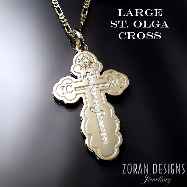FIREBROS 24inch Chain Stainless Steel Orthodox Cross Pendant Jesus Crucifix  Necklace Men Religious Amulet Jewelry Dropshipping - AliExpress