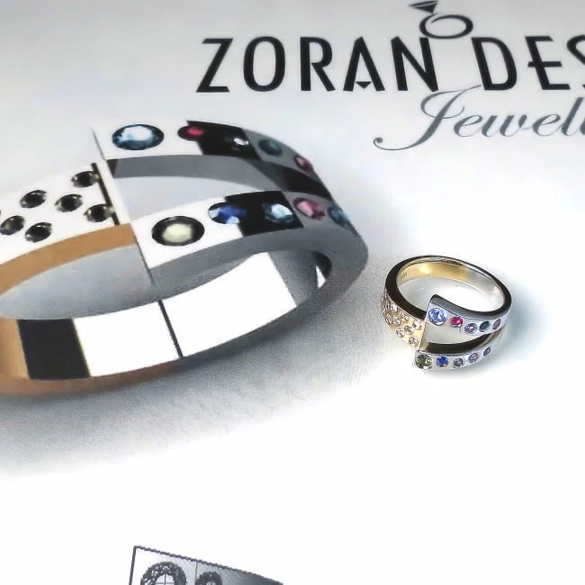 Custom made family ring