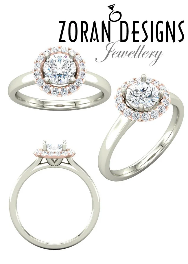 Custom engagement rings