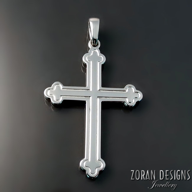 Buy MP Men's Stainless Steel Russian Orthodox Cross Pendant Necklace  Byzantine Empire Silver,Free Cuban Chain at Amazon.in