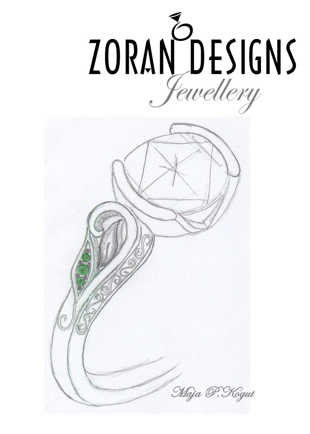 Hand Drawn at the beginning stages of custom designing a ring. | Jewelry  drawing, Jewelry design, Jewelry illustration
