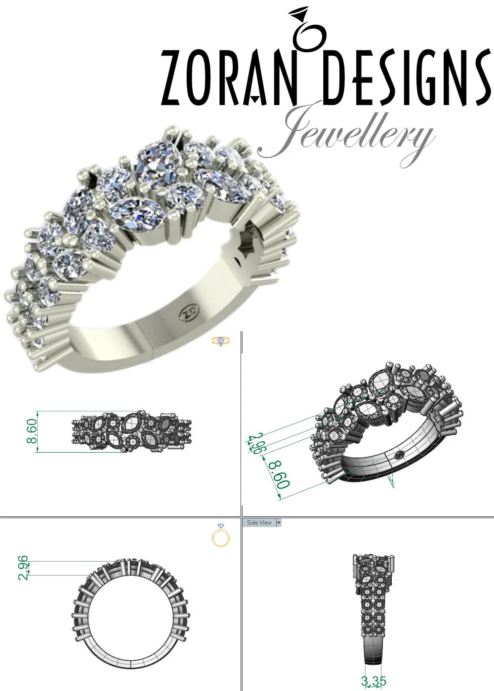 Custom Anniversary Band Design