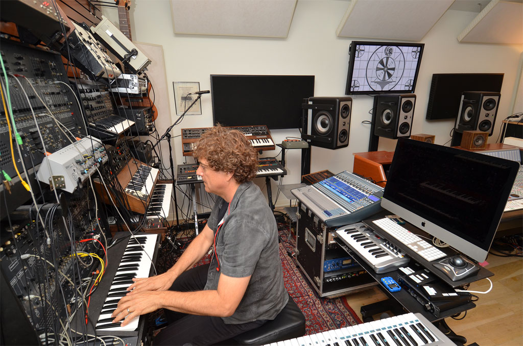 Another angle on the synth oasis. (Photo Credit: David Goggin)