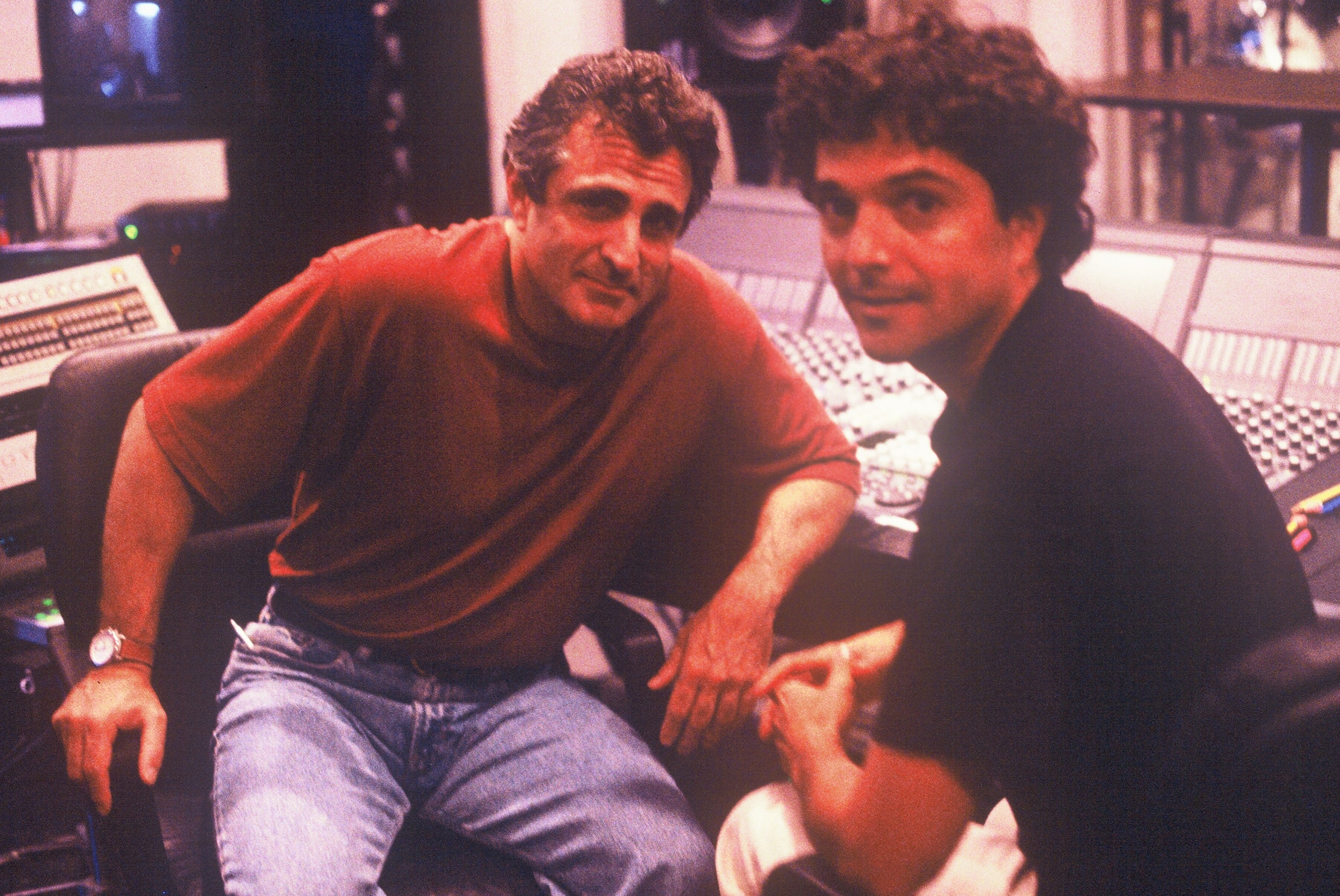 director John Herzfeld with composer Anthony Marinelli