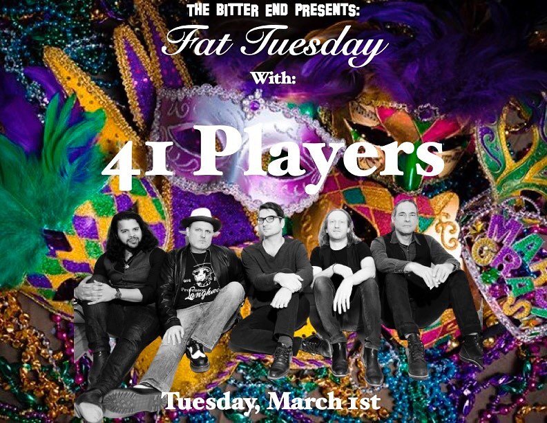 You are invited to spend Fat Tuesday with us, free of charge from 8-11 at @thebitterendnyc . Free Gumbo, and New Orleans music all night. Put it in the book. Celebrate life and living!