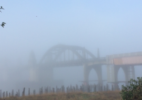 This is 1/3 of the full length of the bridge