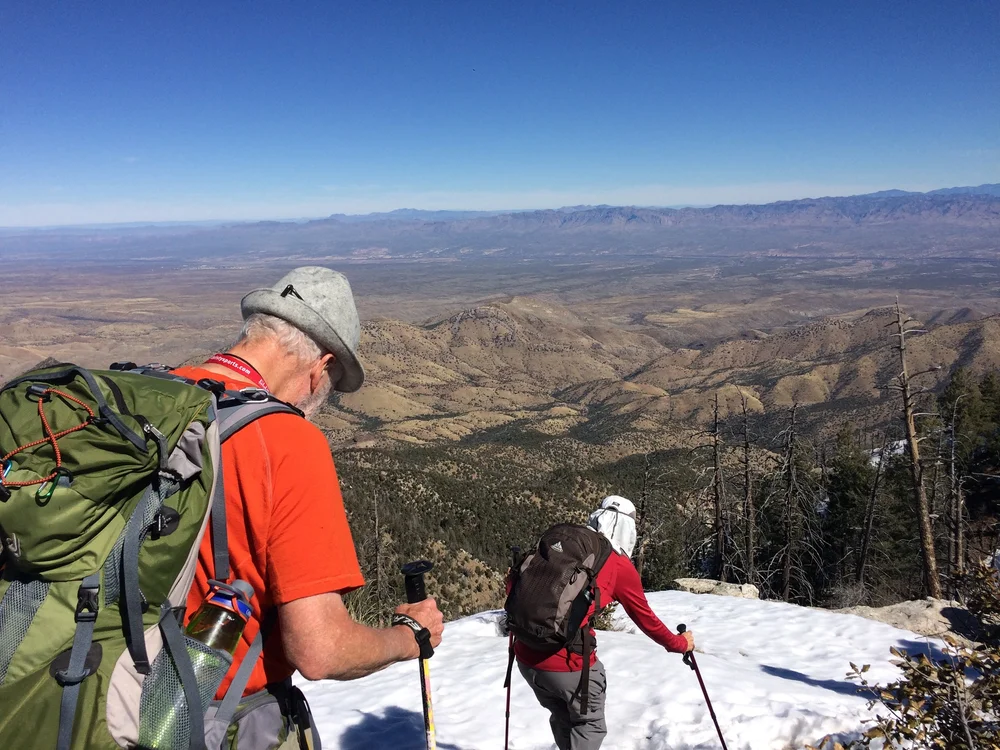 Everyone questions their choices--even these Hardy Hikers (probably)