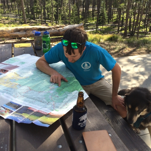 Planning tomorrow's route 