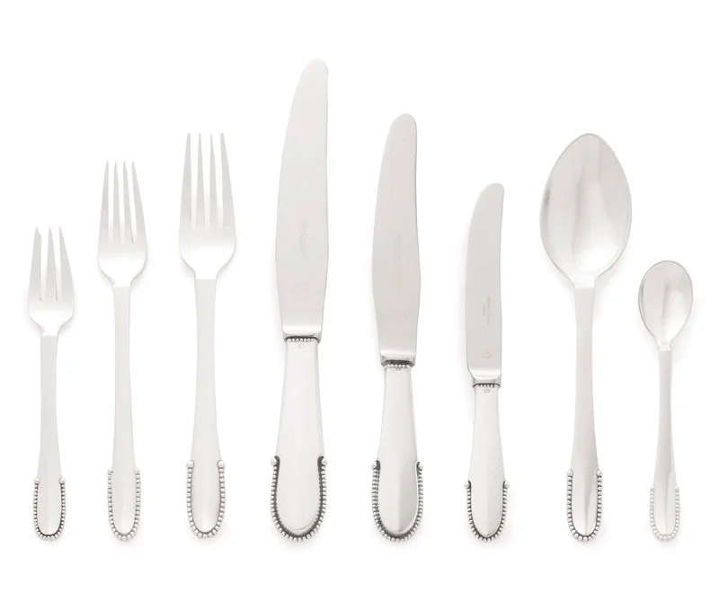 Georg Jensen "BEADED" Flatware Service No. 7