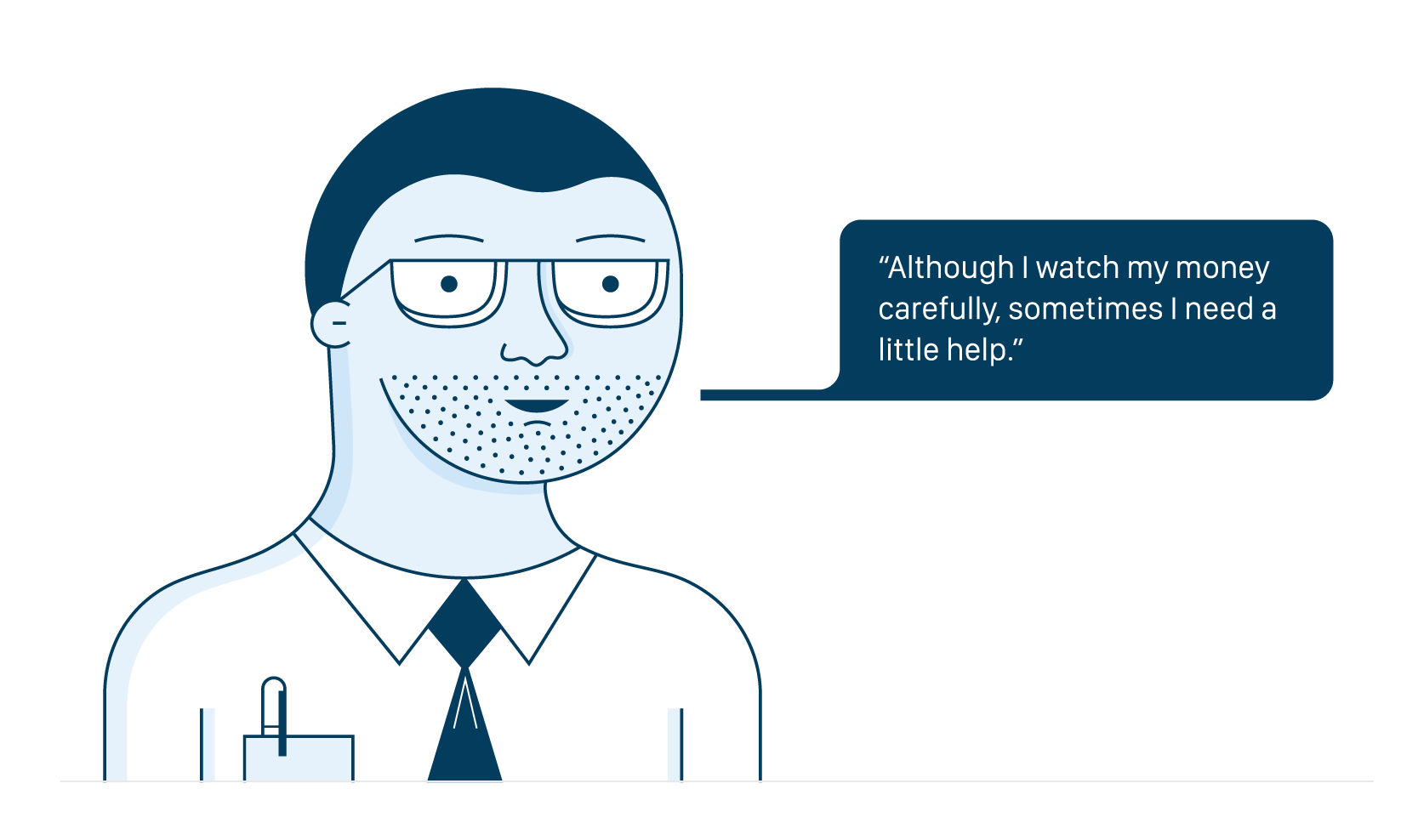Persona created for the 'applying for a loan' journey.
