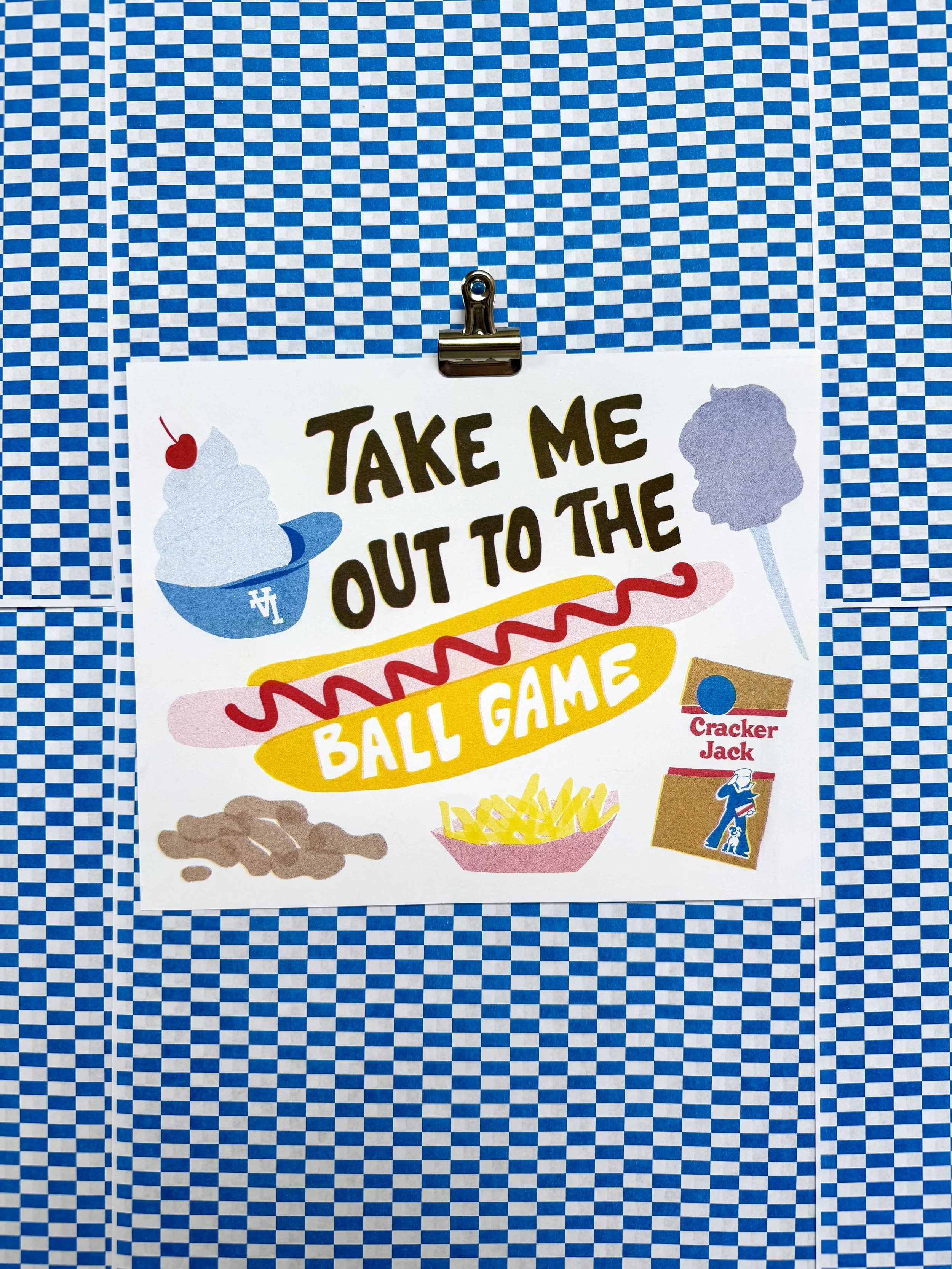 Take Me Out to the Ball Game Print