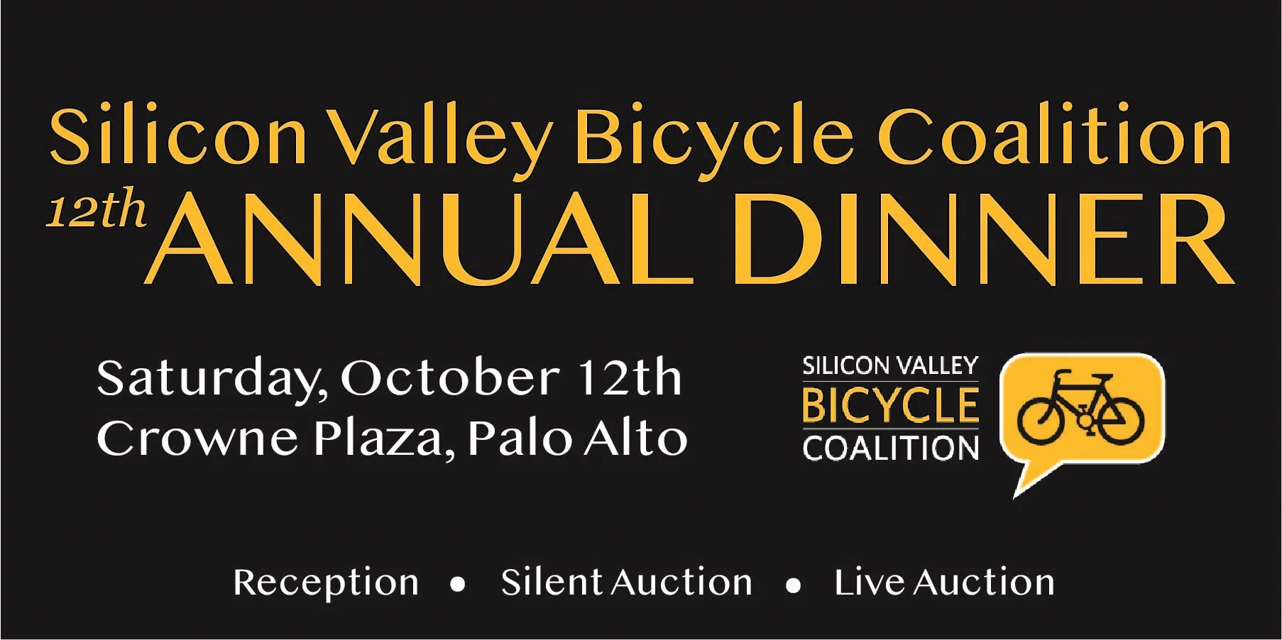 Join SVBC for their 12th Annual Dinner!