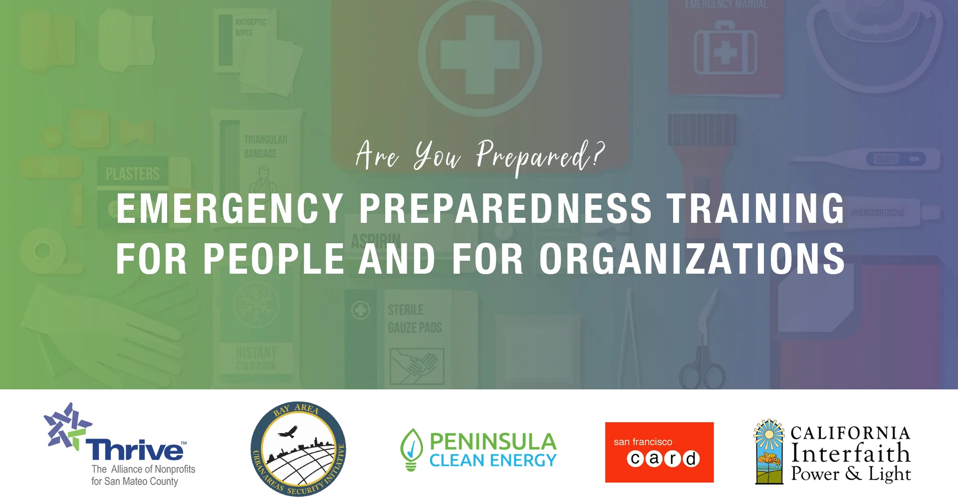 Emergency Preparedness Training for People and for Organizations