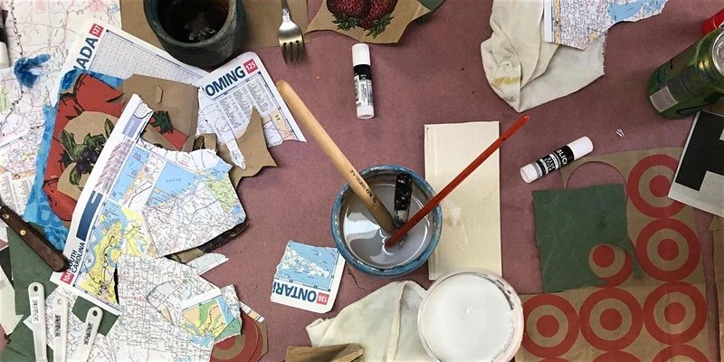 Reclaimed Paper Collage Workshop