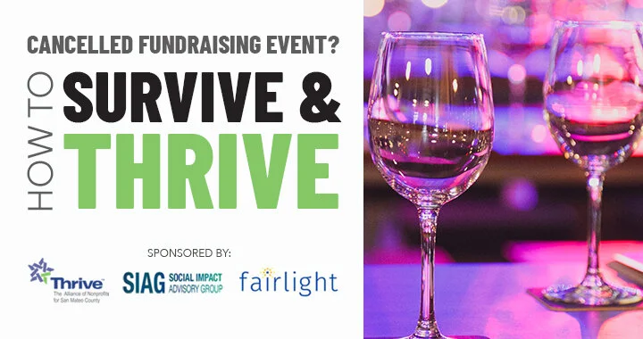 Canceled Fundraising Event? How to Survive and Thrive