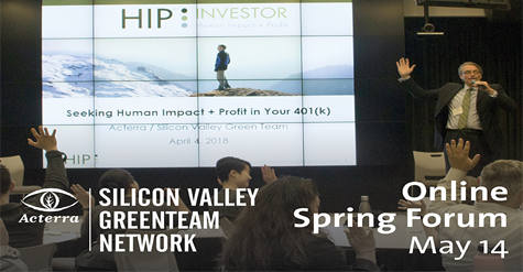 Acterra Silicon Valley Green Team Network: How to Green Your Organization's 401(k)
