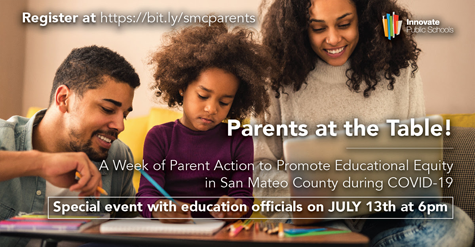 Parents at the Table: A Week of Parent Action to Promote Educational Equity in San Mateo County during COVID-19