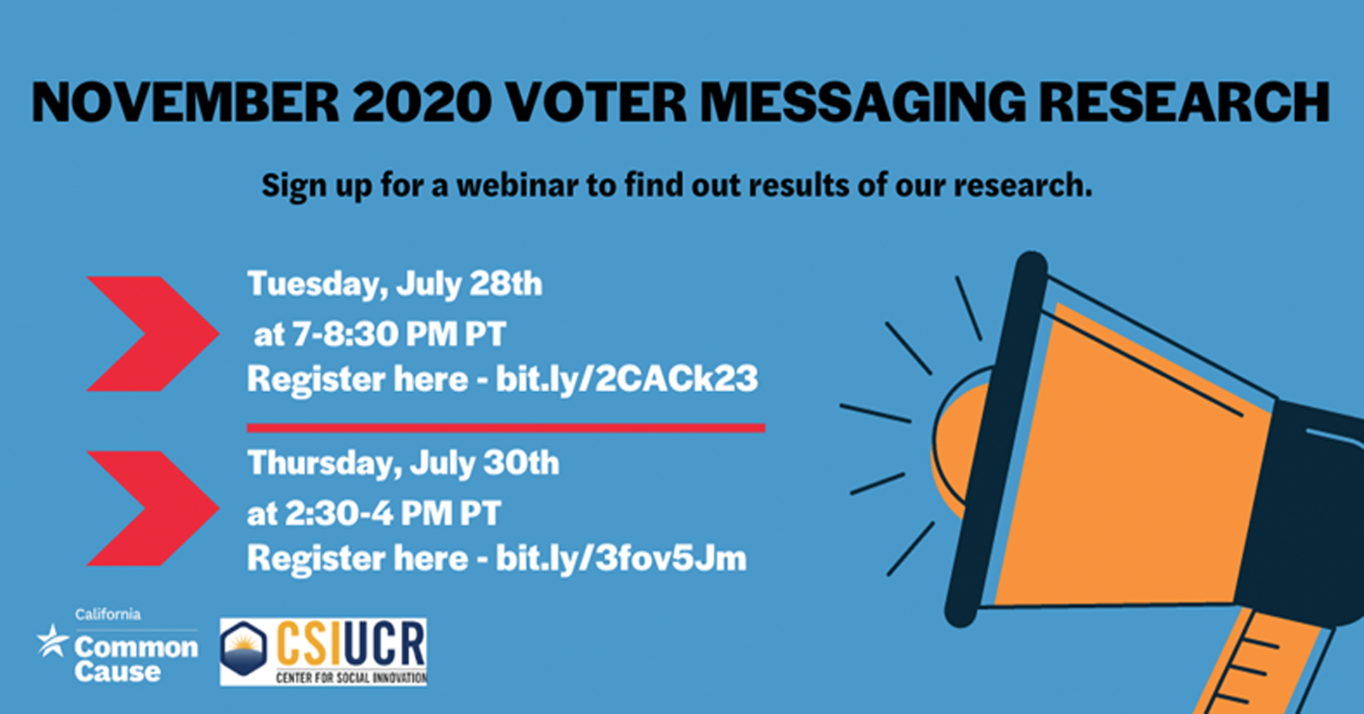 Announcing Voter Messaging Research Results