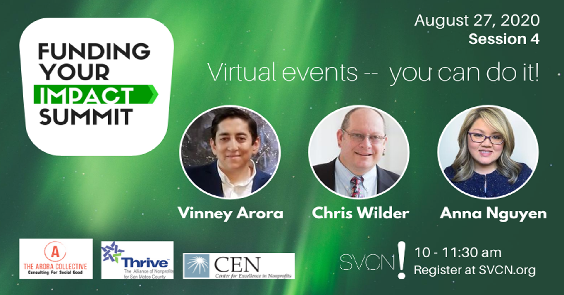 Funding Your Impact Summit: Virtual Events - You Can Do It!