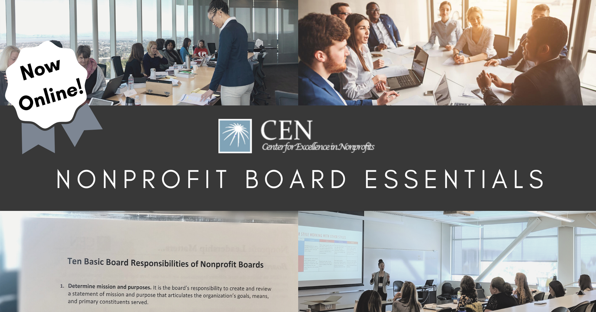 CEN Workshop: Nonprofit Board Essentials