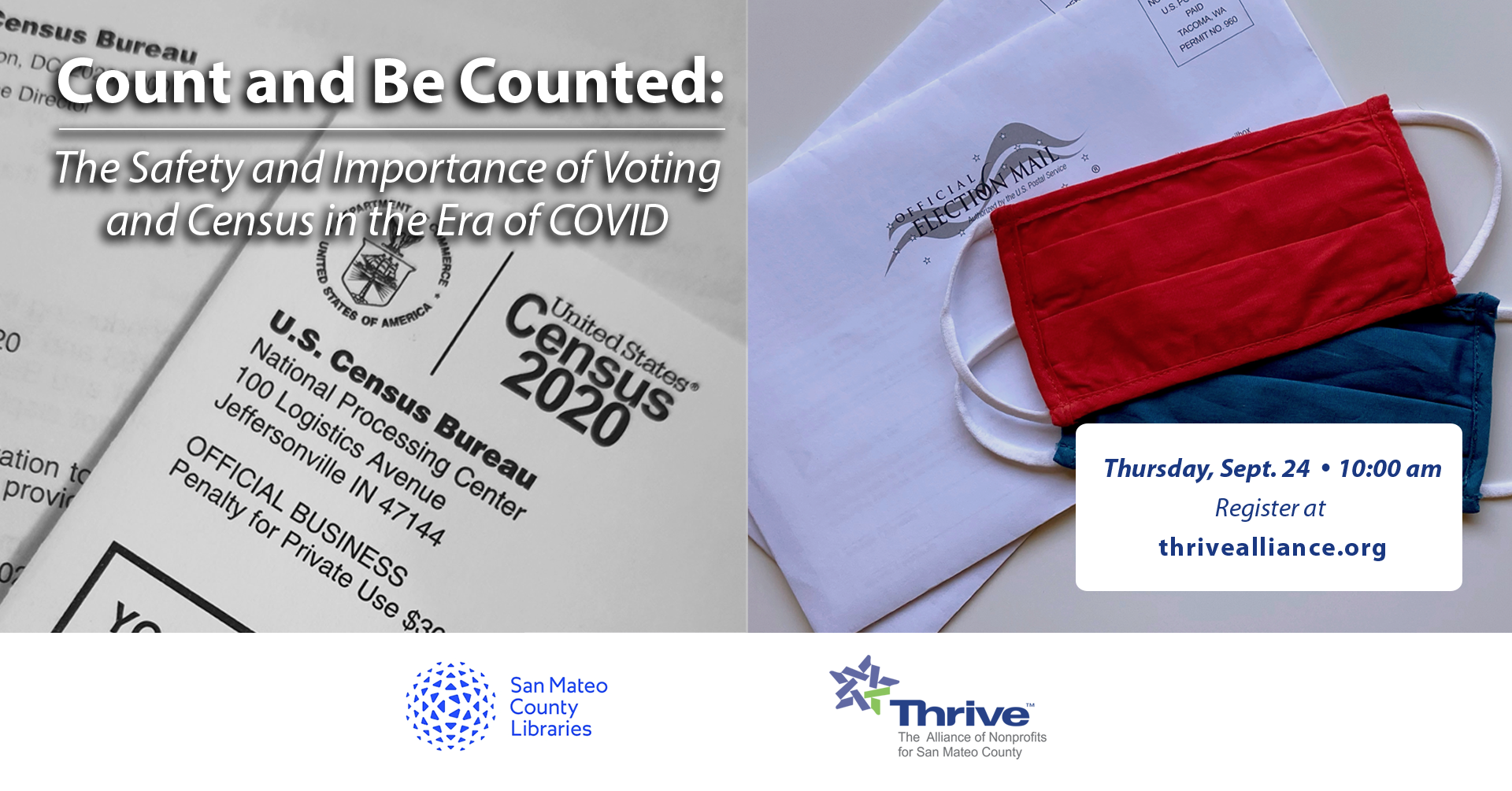 Count and Be Counted: The Safety and Importance of Voting and Census in the Era of COVID