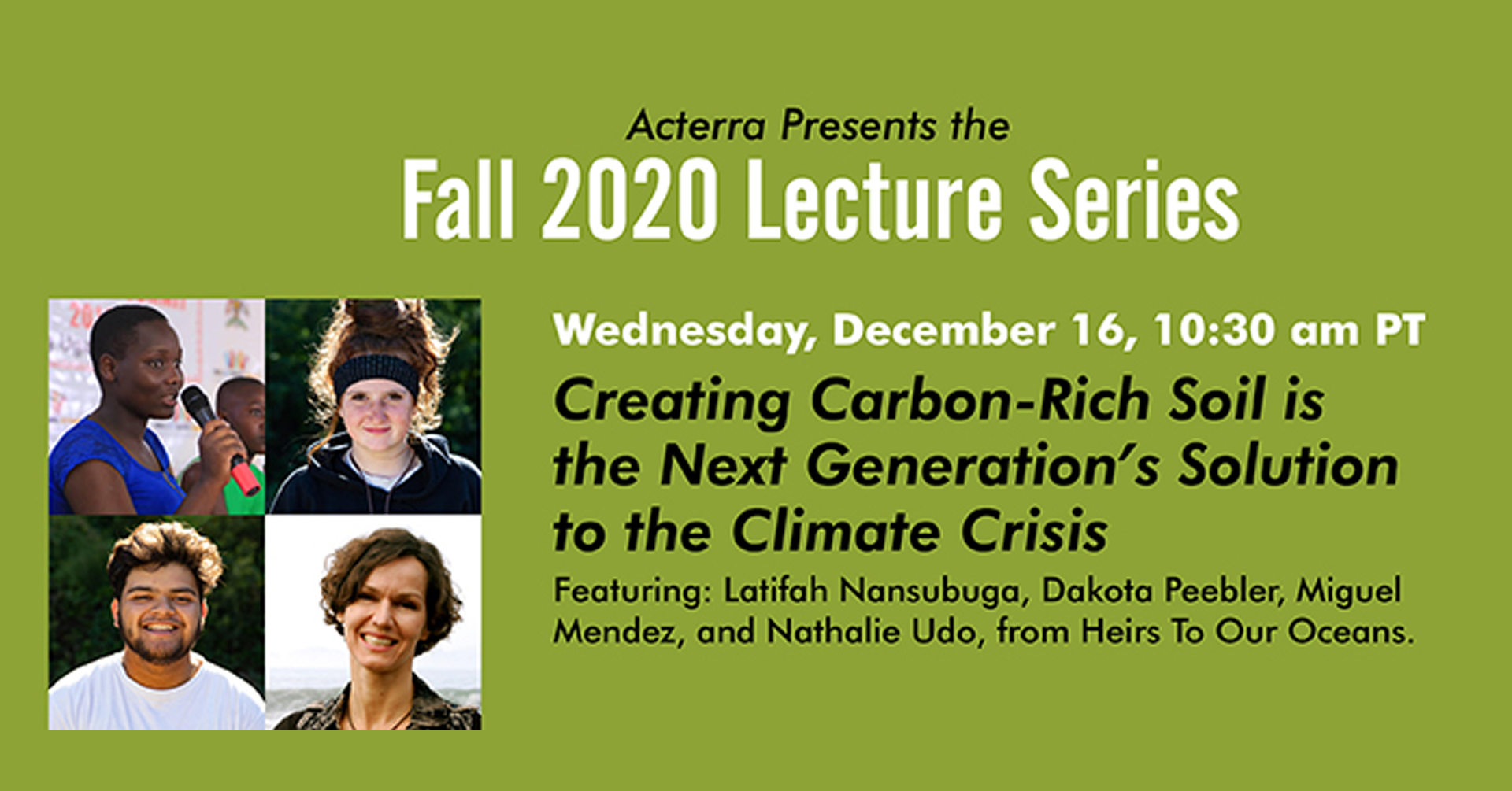 Acterra: Creating Carbon-Rich Soil is the Next Generation’s Solution to the Climate Crisis