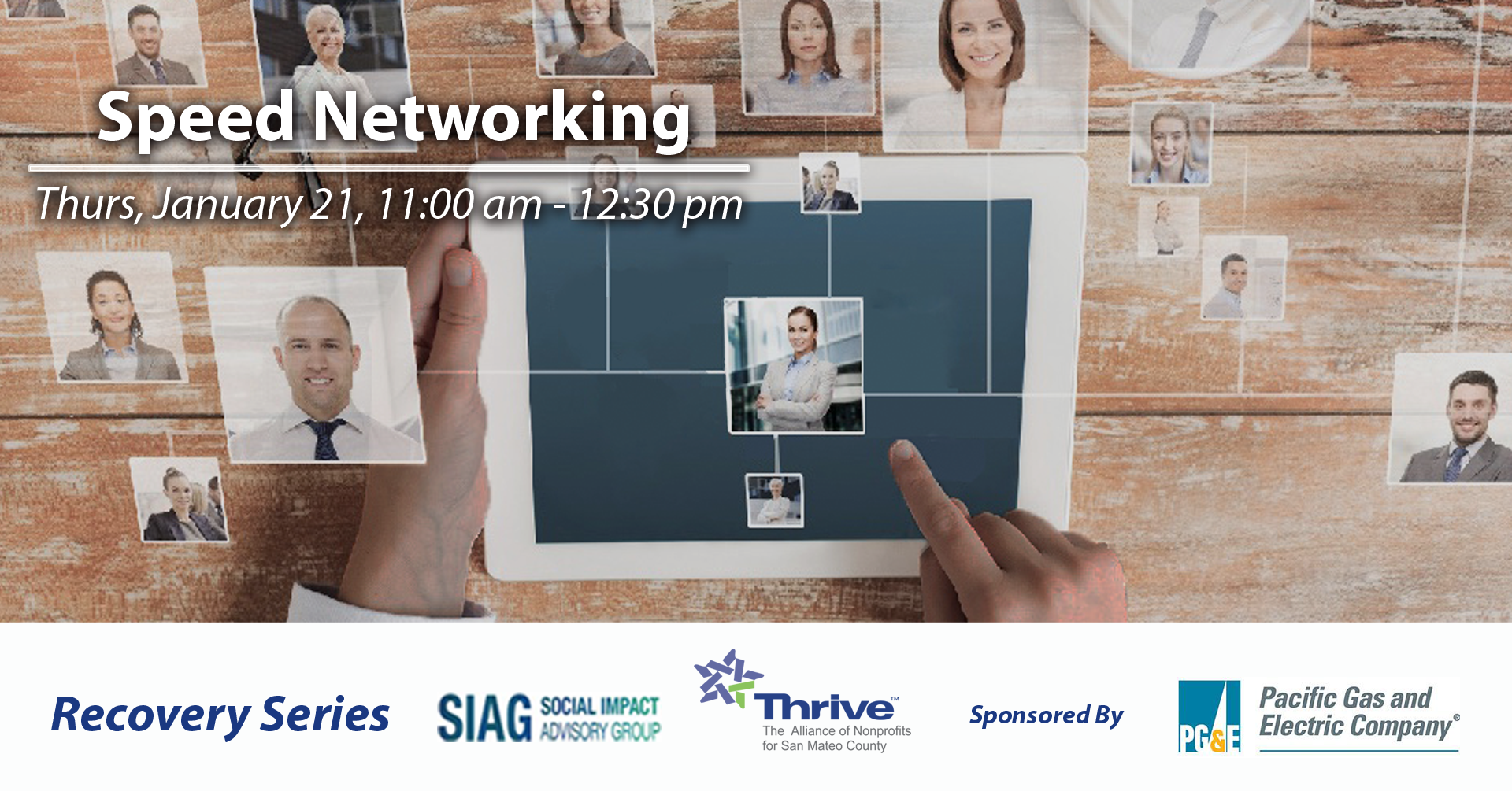Thrive &amp; SIAG (Social Impact Advisory Group): Speed Networking