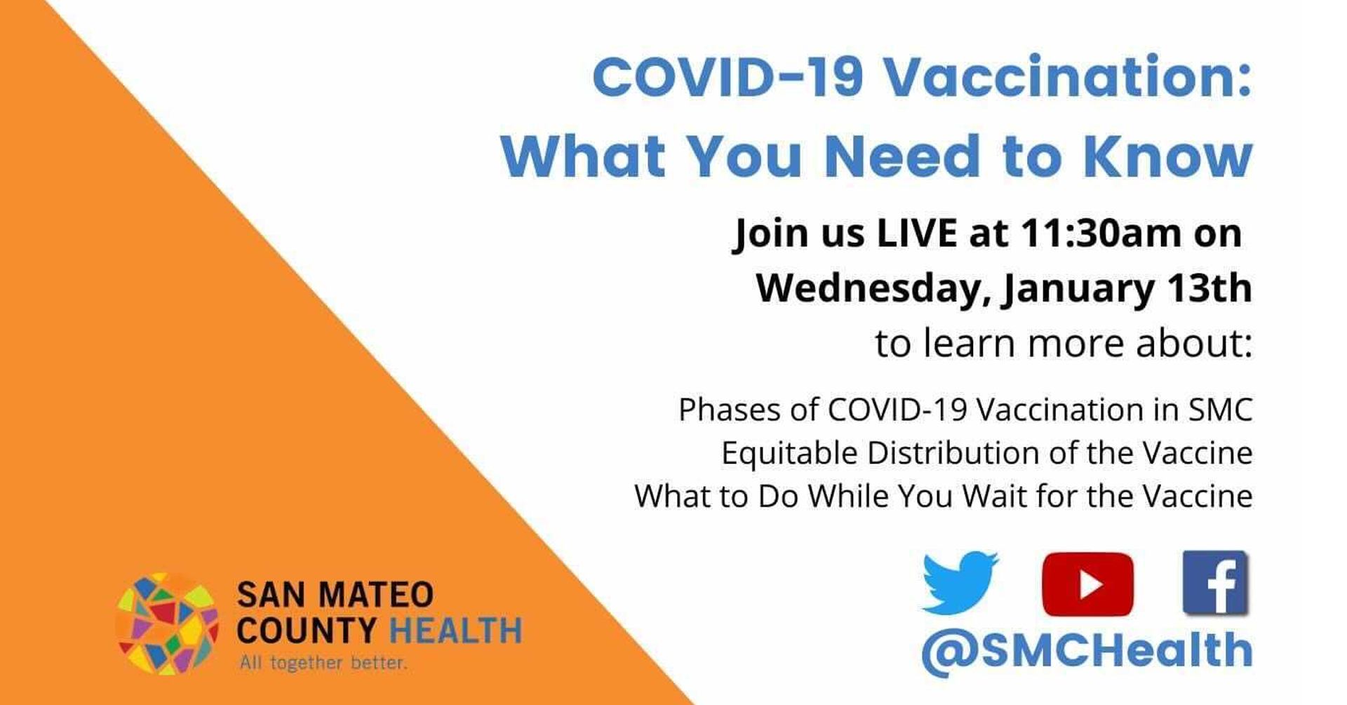 San Mateo County Health: COVID-19 Vaccination - What You Need to Know