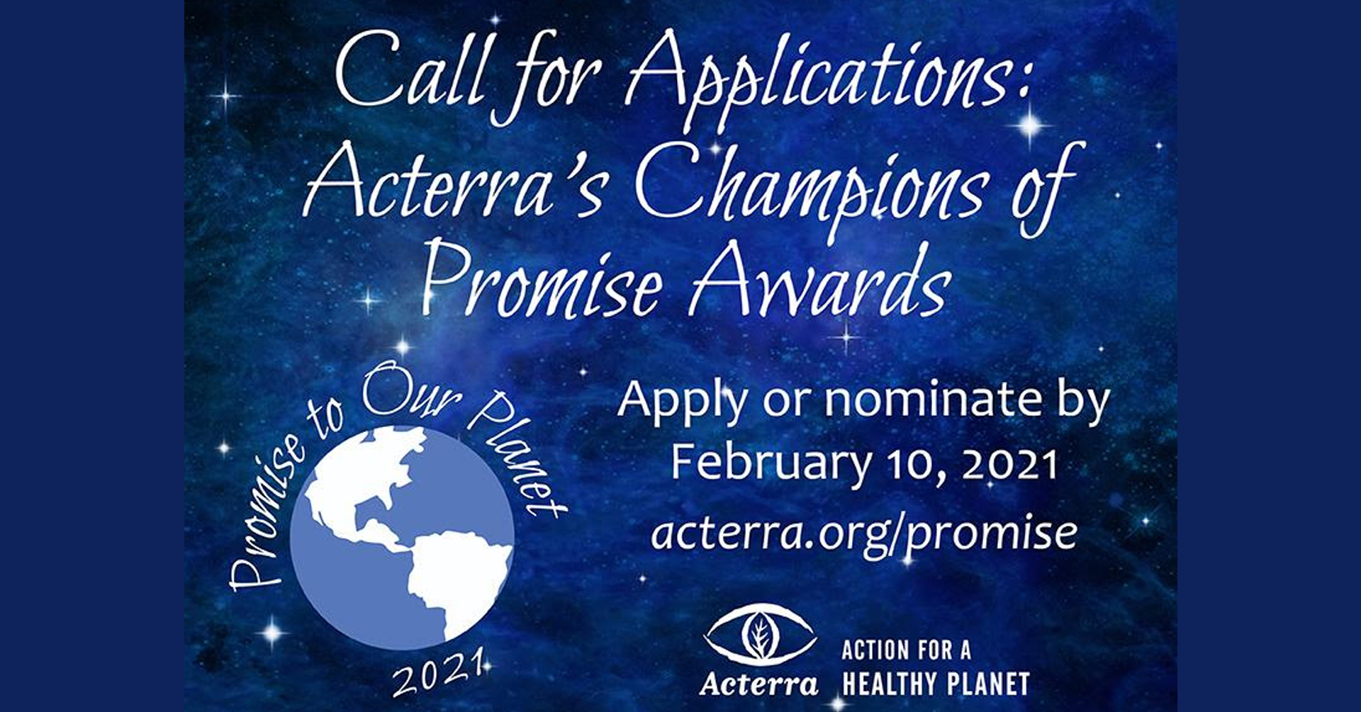 Acterra: Champions of Promise Award