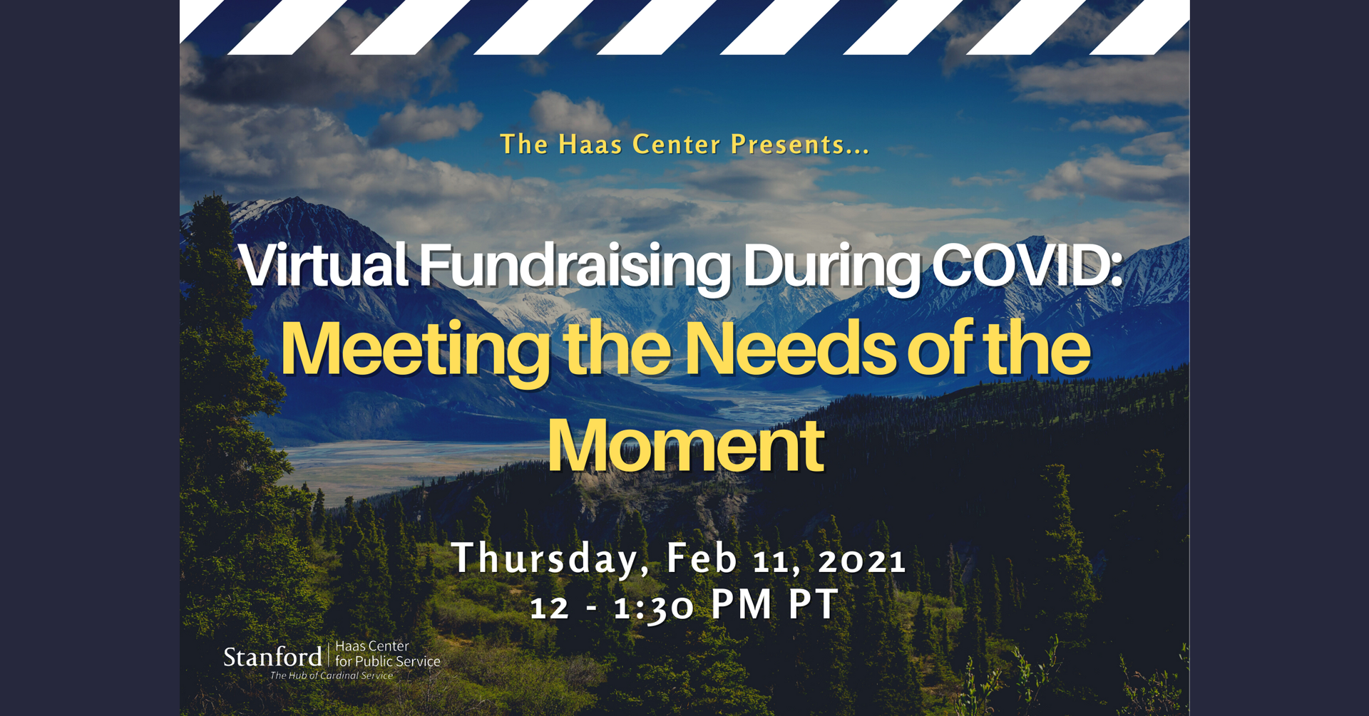 Haas Center: Virtual Fundraising During COVID - Meeting the Needs of the Moment