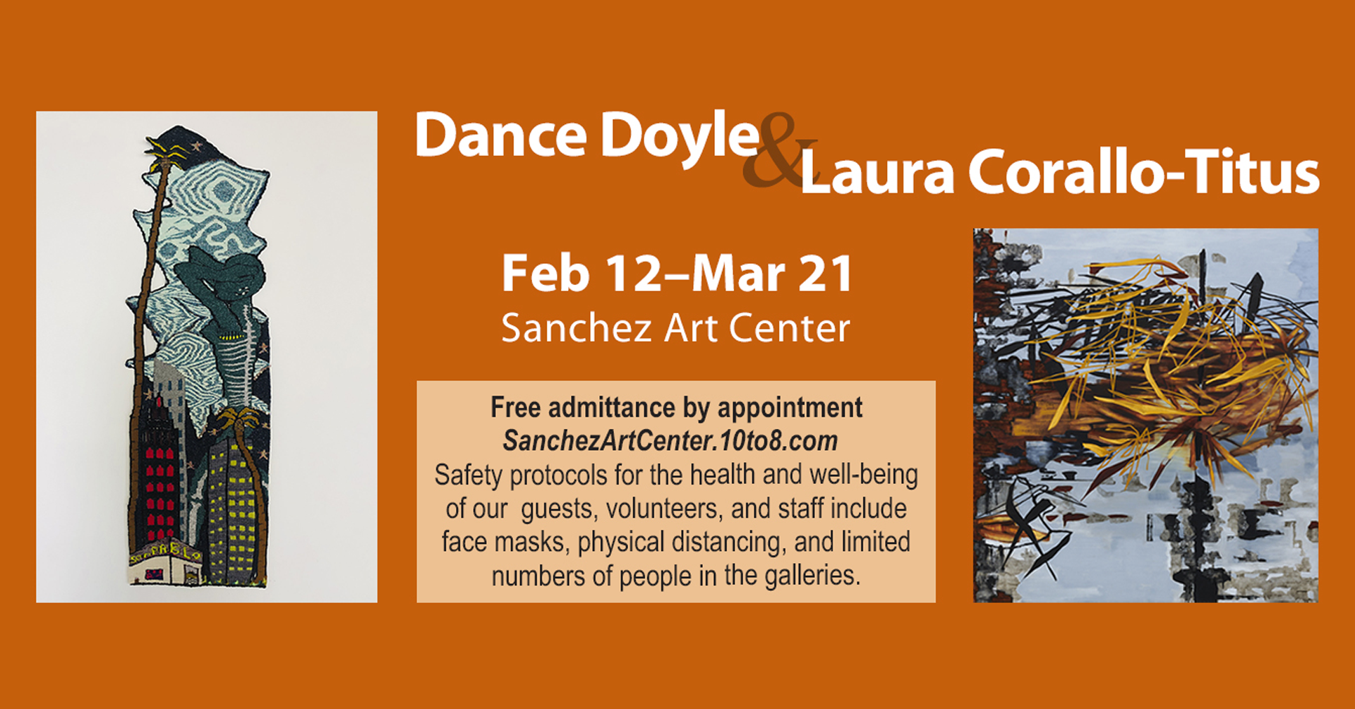 Three New Exhibitions at Sanchez Art Center (Feb 12–Mar 21, 2021)