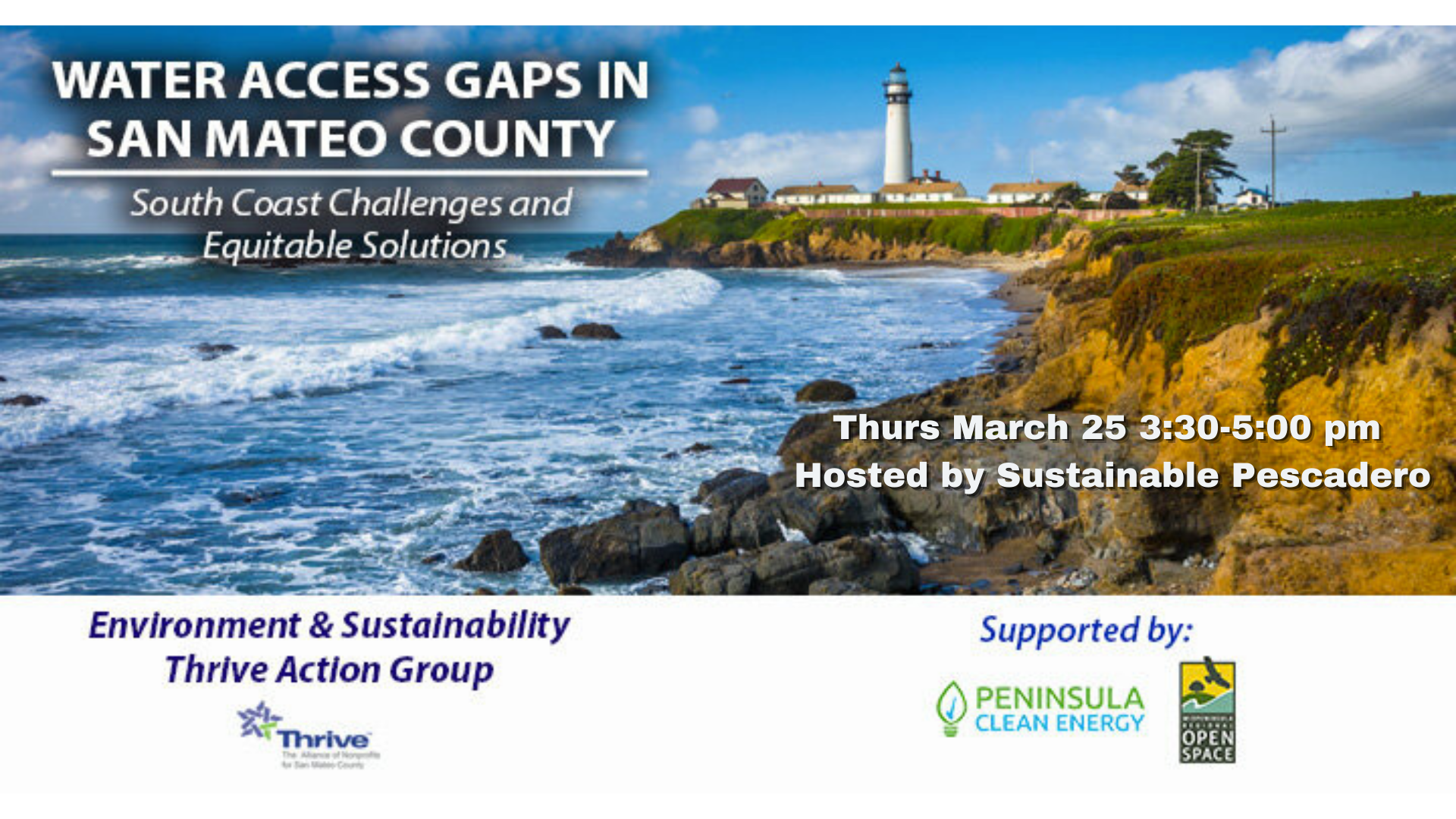 Water Access Gaps in San Mateo County: South Coast Challenges and Equitable Solutions