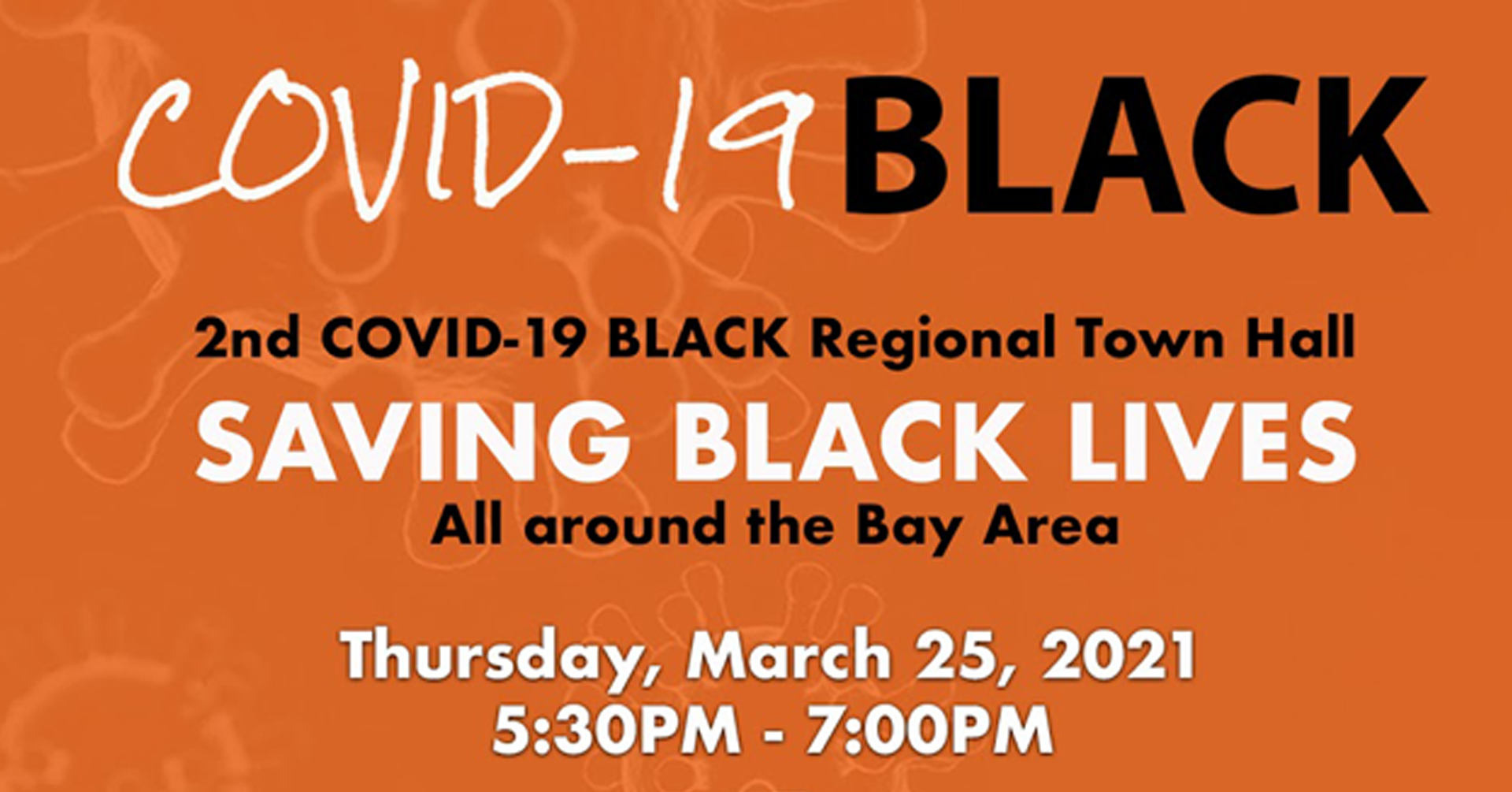 2nd Covid-19 Black Regional Town Hall (Virtual)