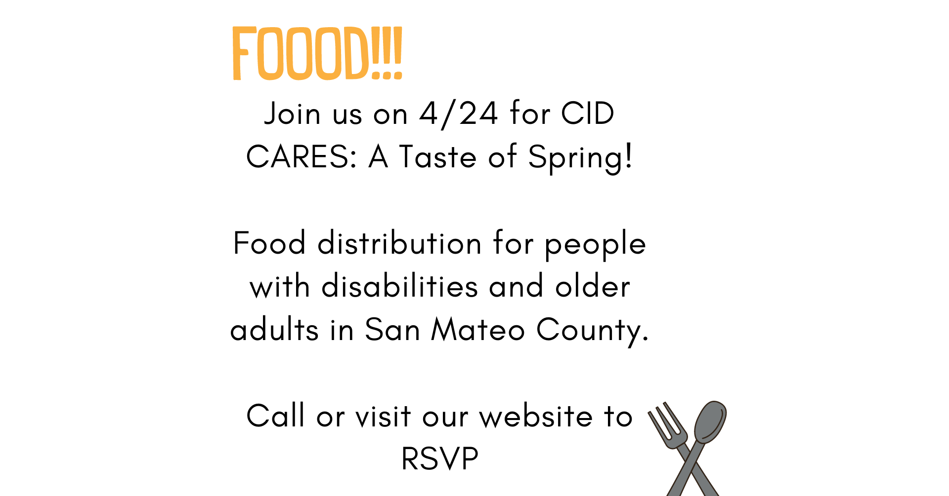CID San Mateo: CID CARES - A Taste of Spring
