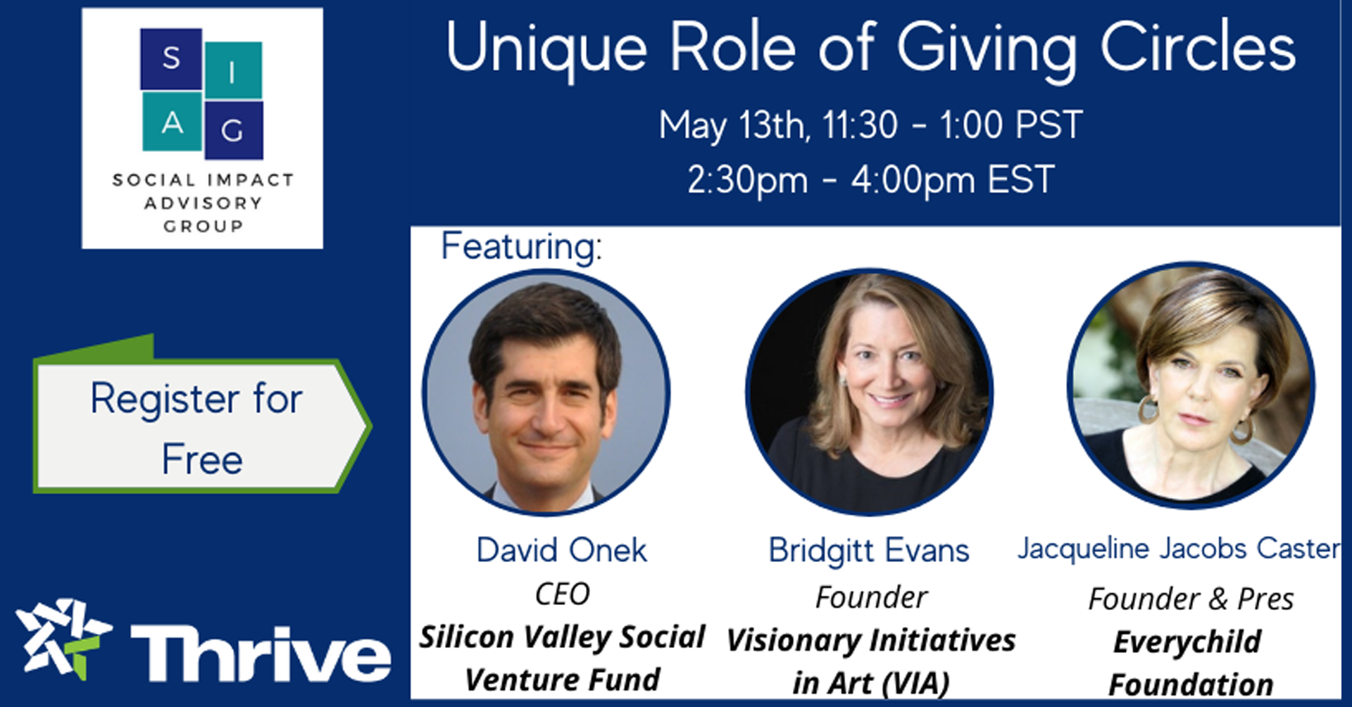 Social Impact Advisory Group: The Unique Role of Giving Circles in Our Community