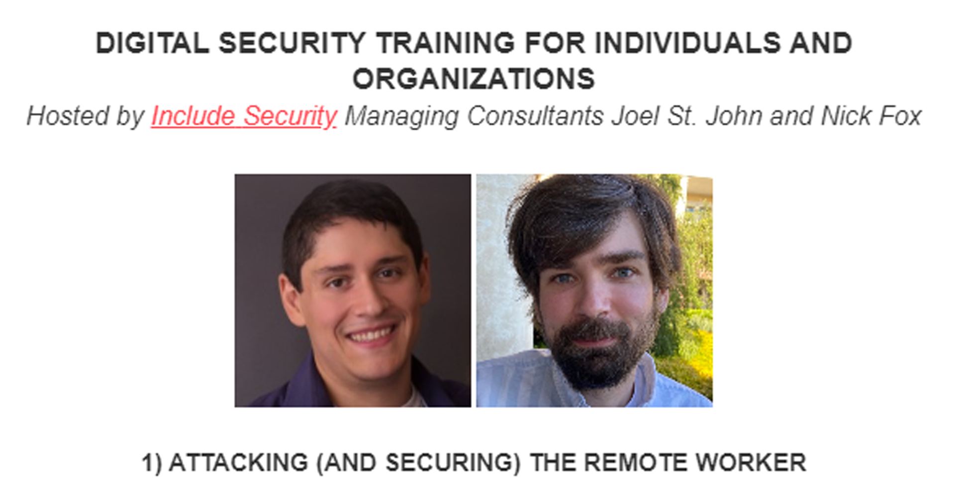 Chan Zuckerberg Initiative: Attacking (and Securing) the Remote Worker
