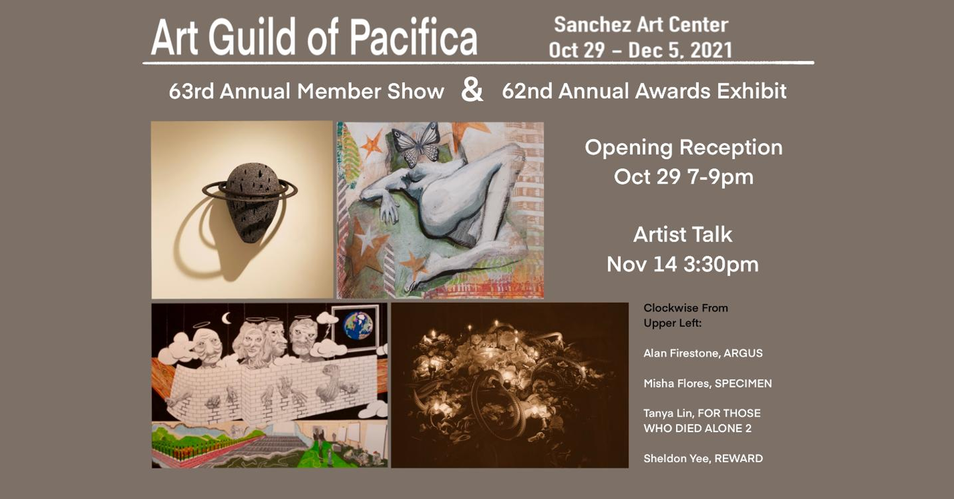 Art Guild of Pacifica's 63rd Annual Members Show &amp; 62nd Annual Awards Exhibit
