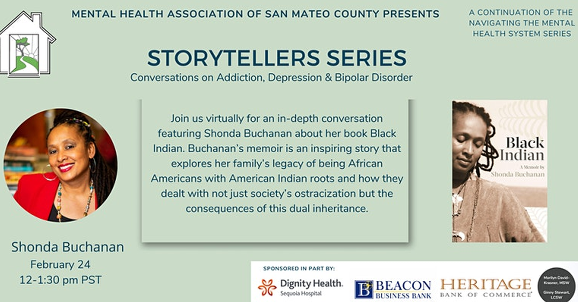 Mental Health Association of San Mateo County: Storytellers Series