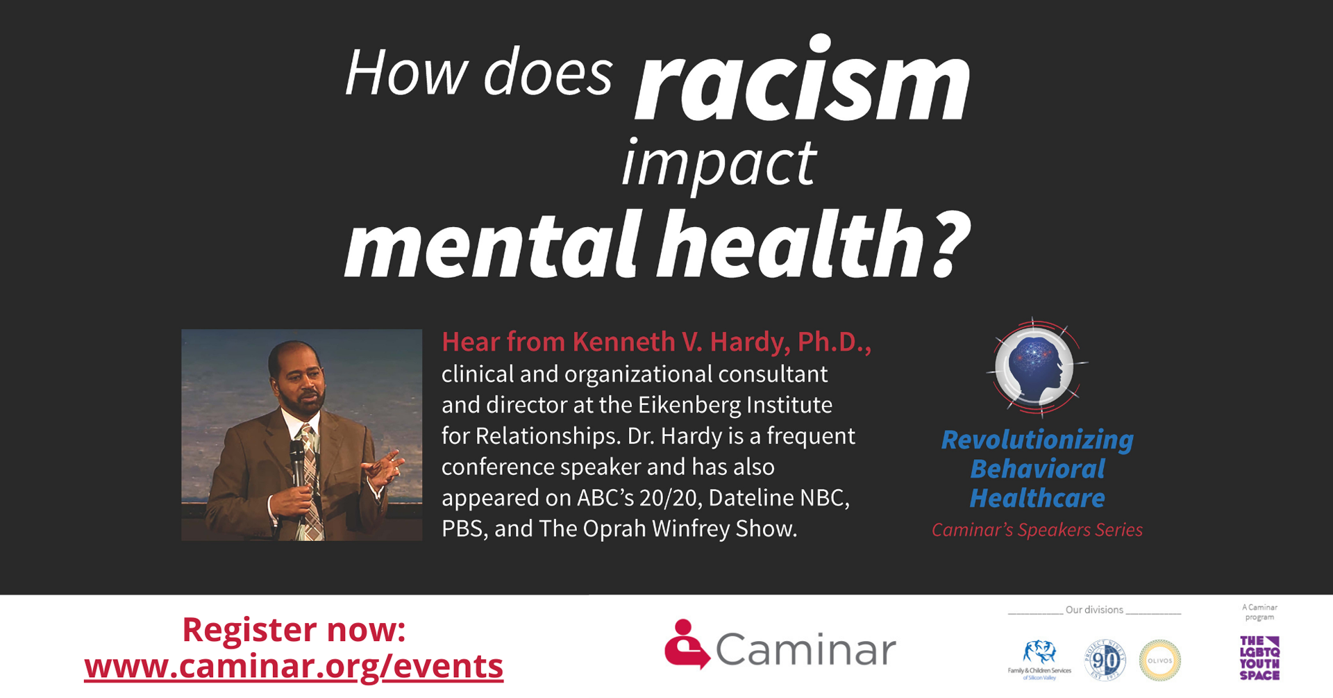 Caminar’s Speakers Series: Putting Racial Equity at the Heart of Mental Well-Being