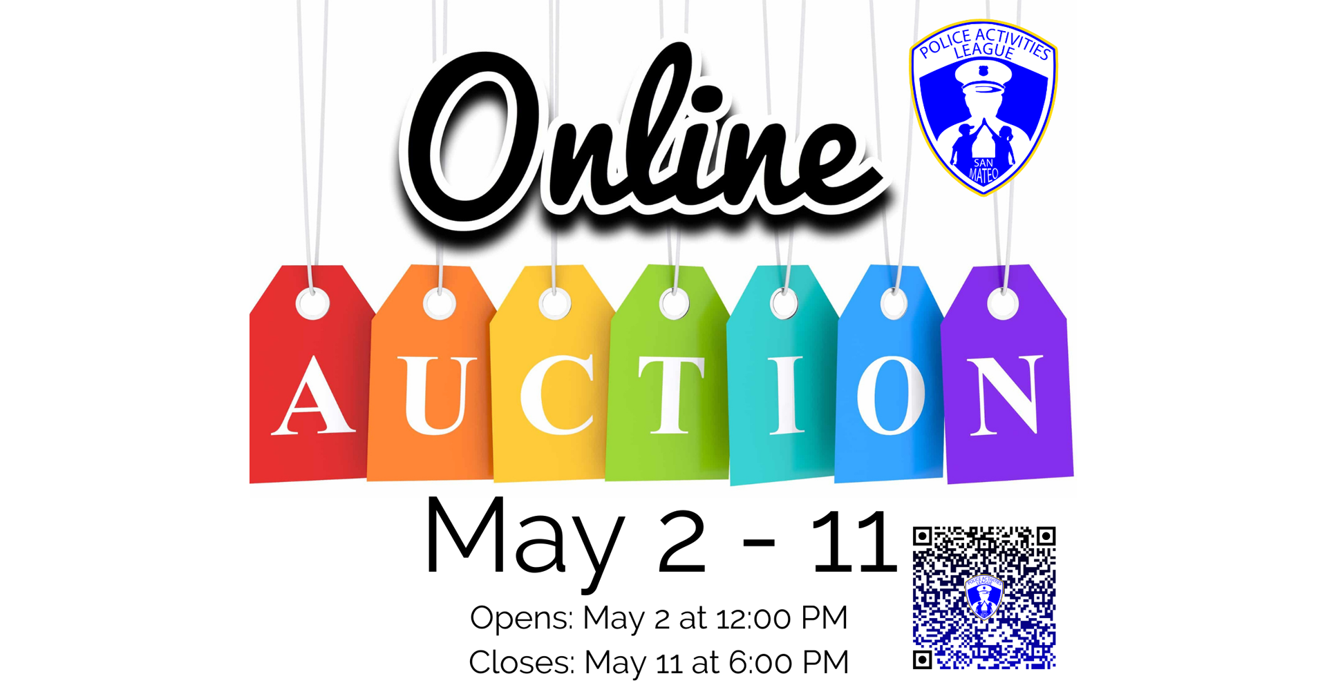 San Mateo Police Activities League (PAL): Online Auction