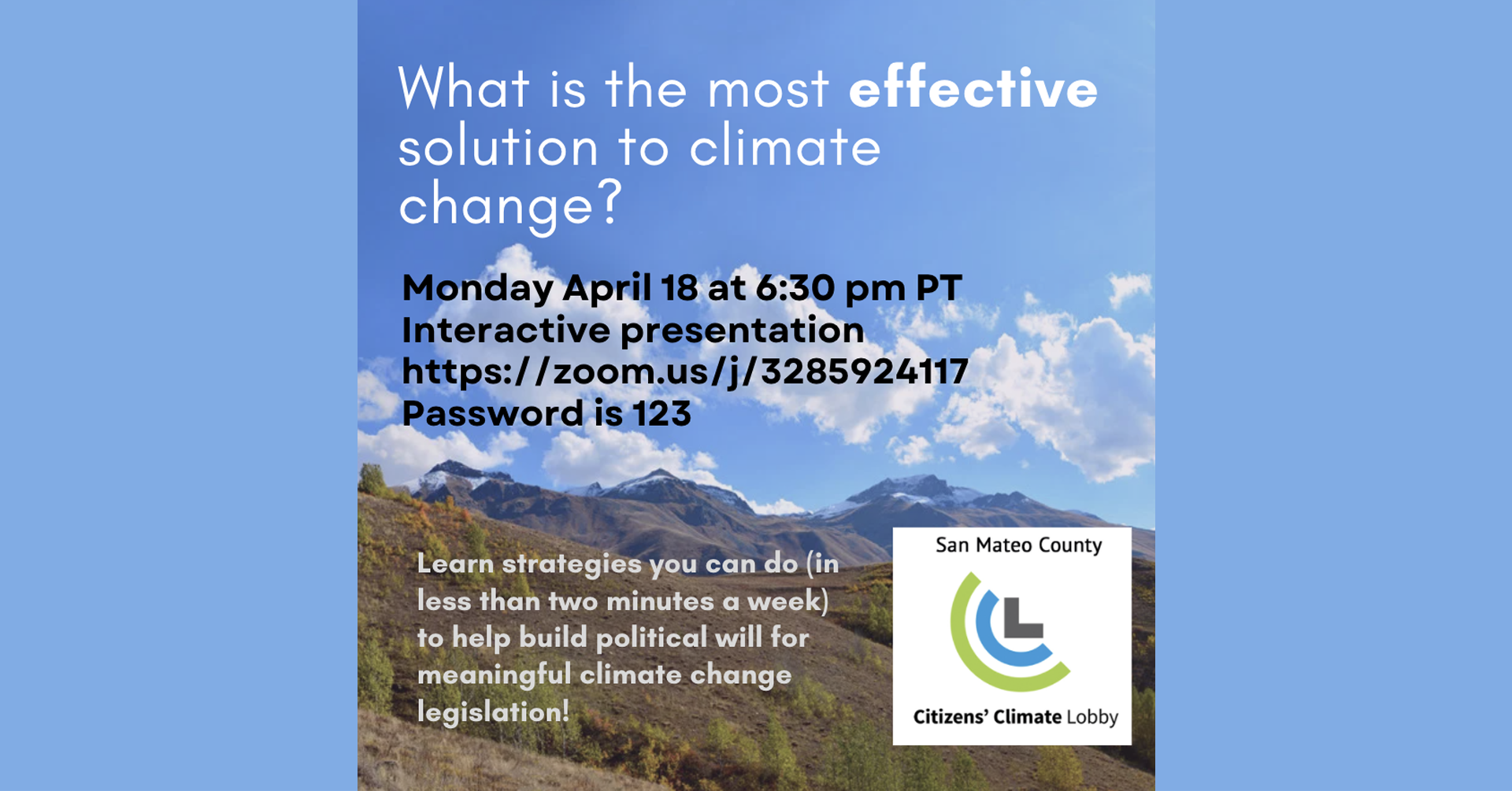 Citizens Climate Lobby: Climate Change - What Works and Why
