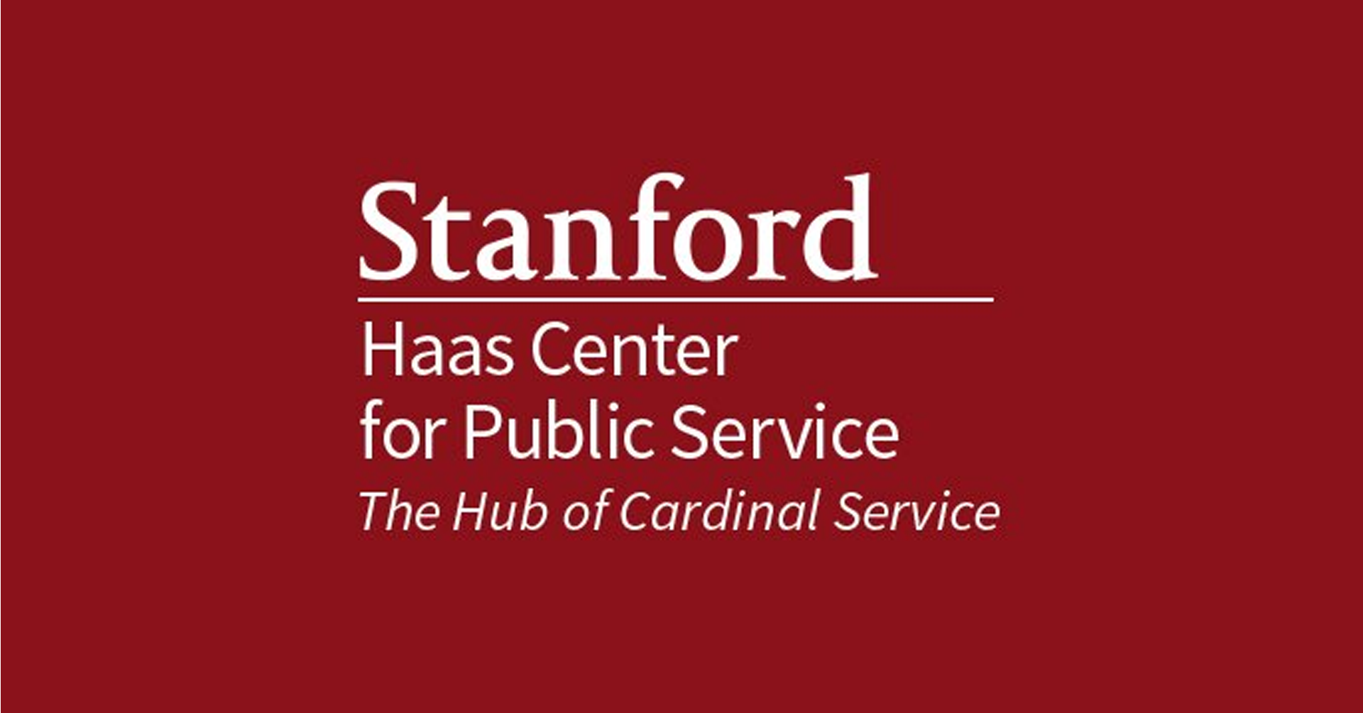 Stanford Haas Center for Public Service: Building a Robust Volunteer Management Program