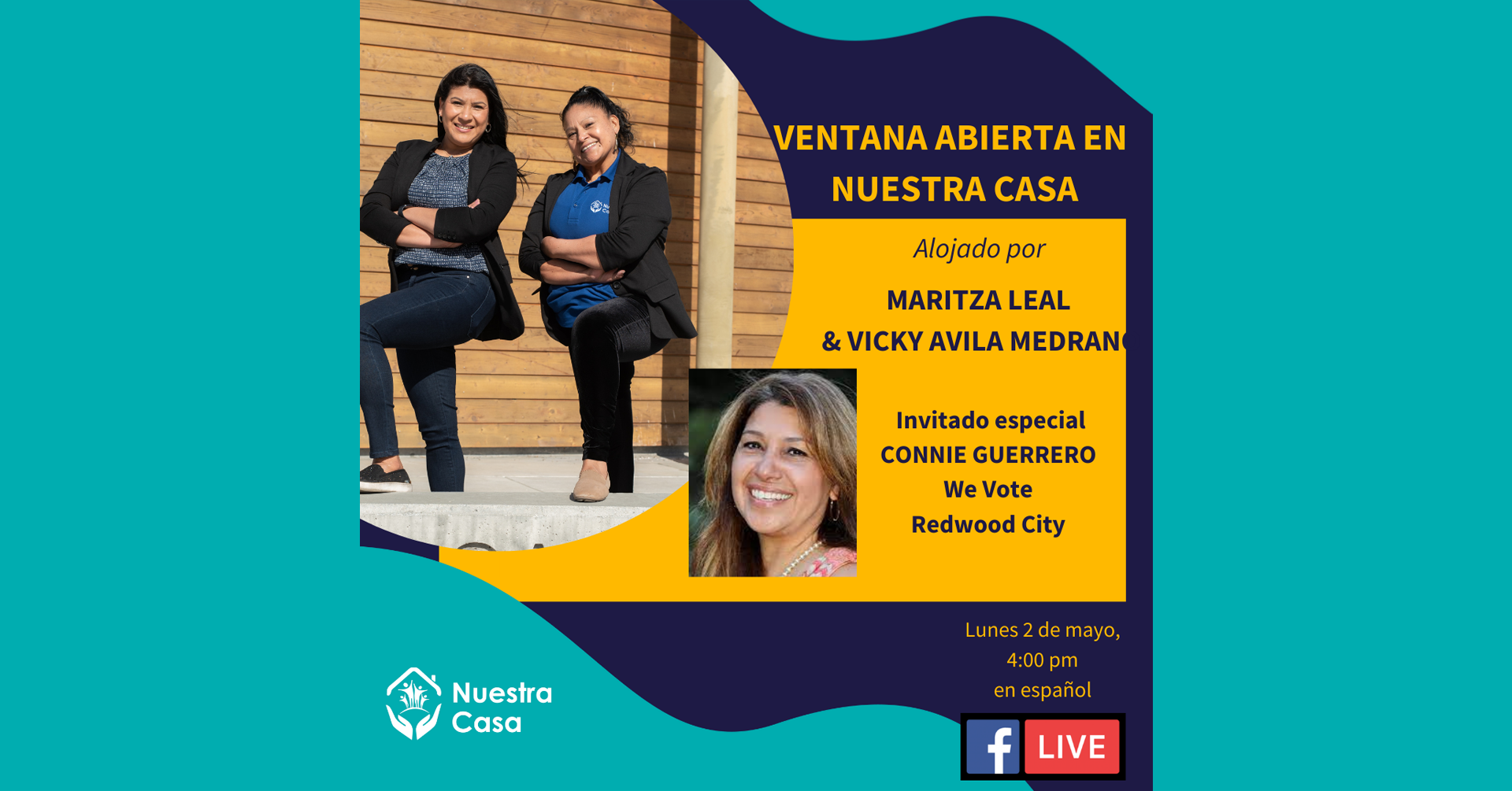 Nuestra Casa de East Palo Alto: Ventana Abierta (Facebook Live Program)