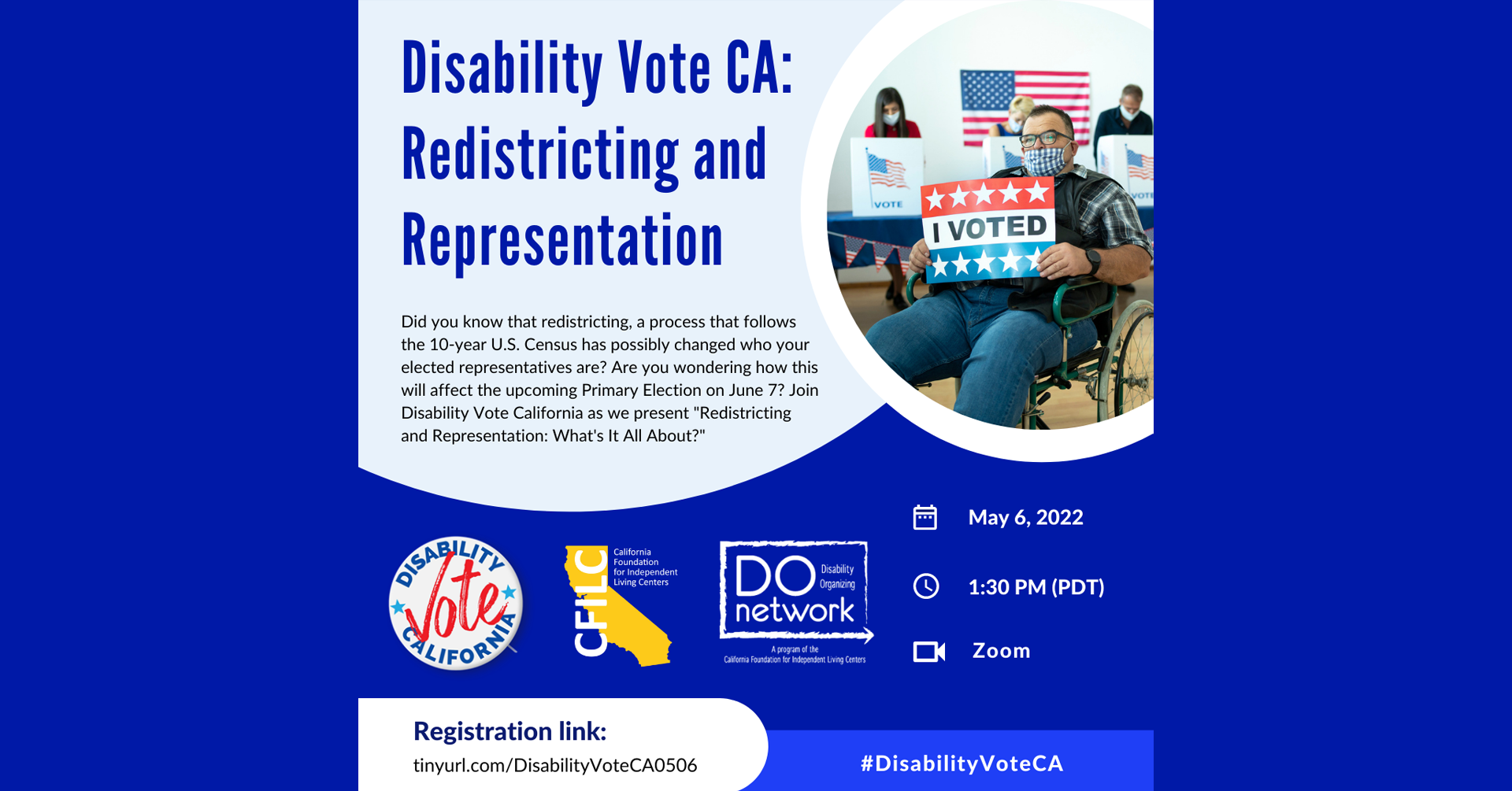 Disability Vote CA: Redistricting and Representation - What's It All About?