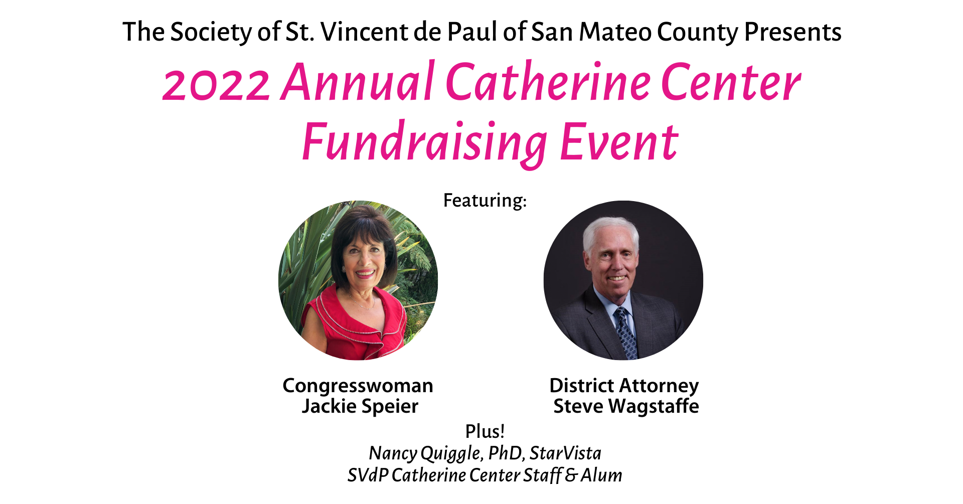 Society of St. Vincent de Paul of San Mateo County: Catherine Center Annual Fundraiser