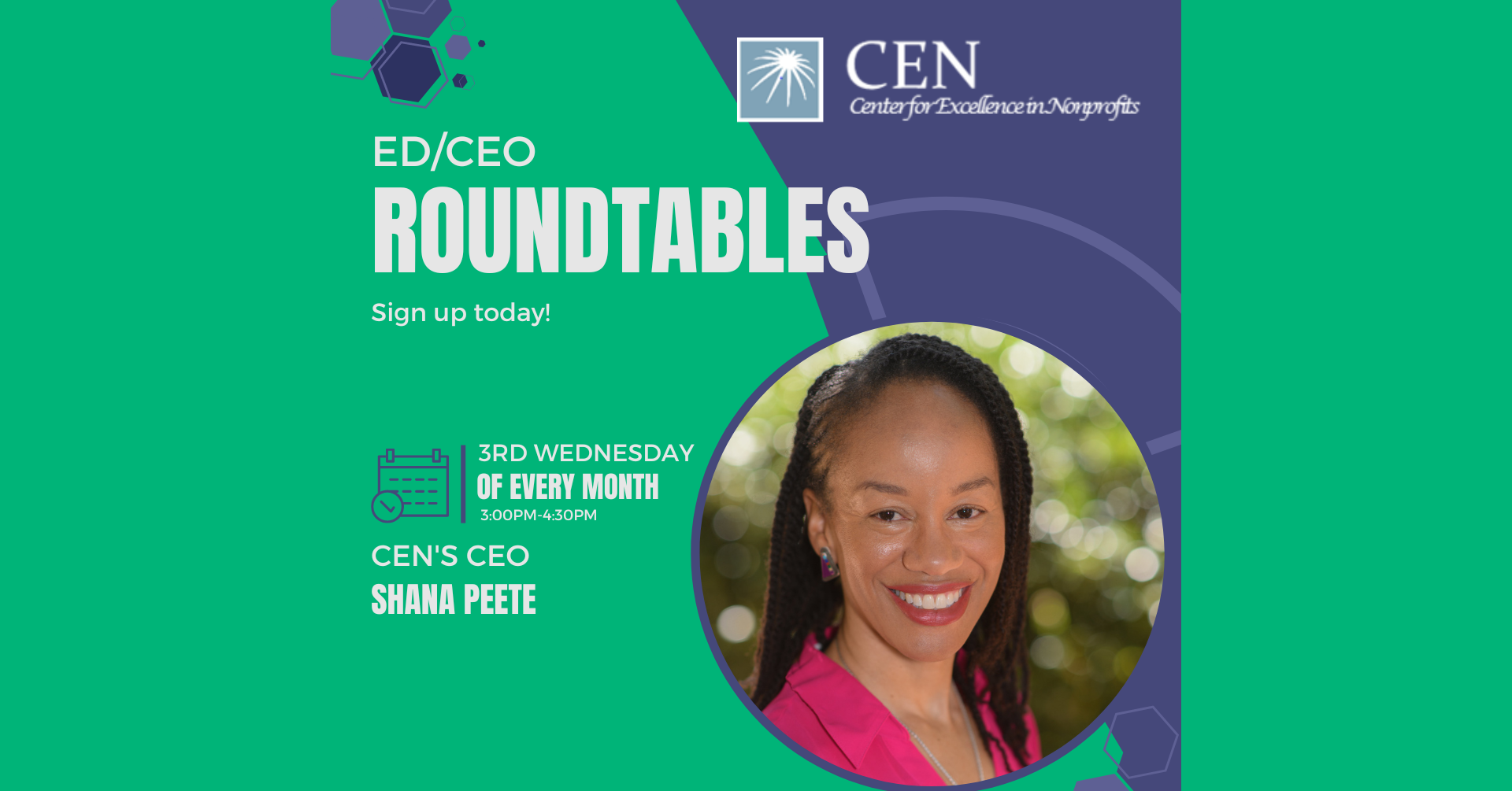 Center for Excellence in Nonprofits (CEN): ED/CEO Monthly Roundtable