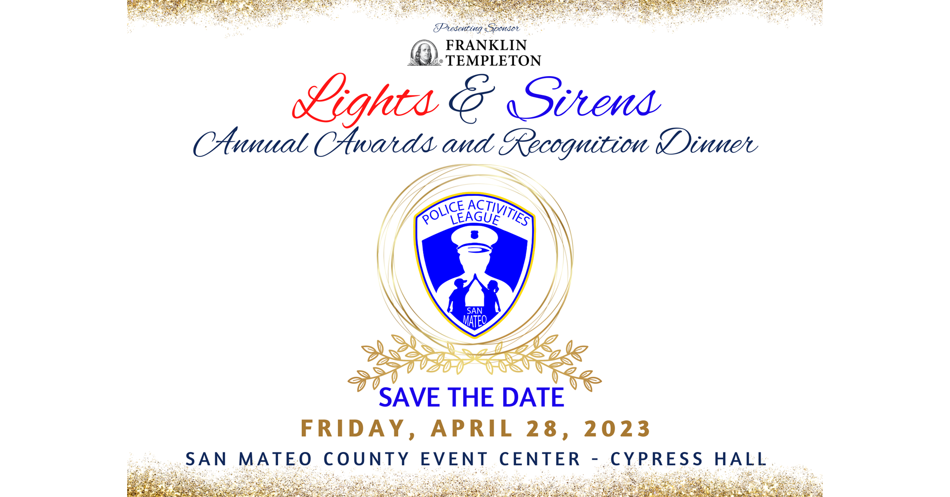 San Mateo PAL's Annual Lights &amp; Sirens Awards &amp; Recognition Dinner