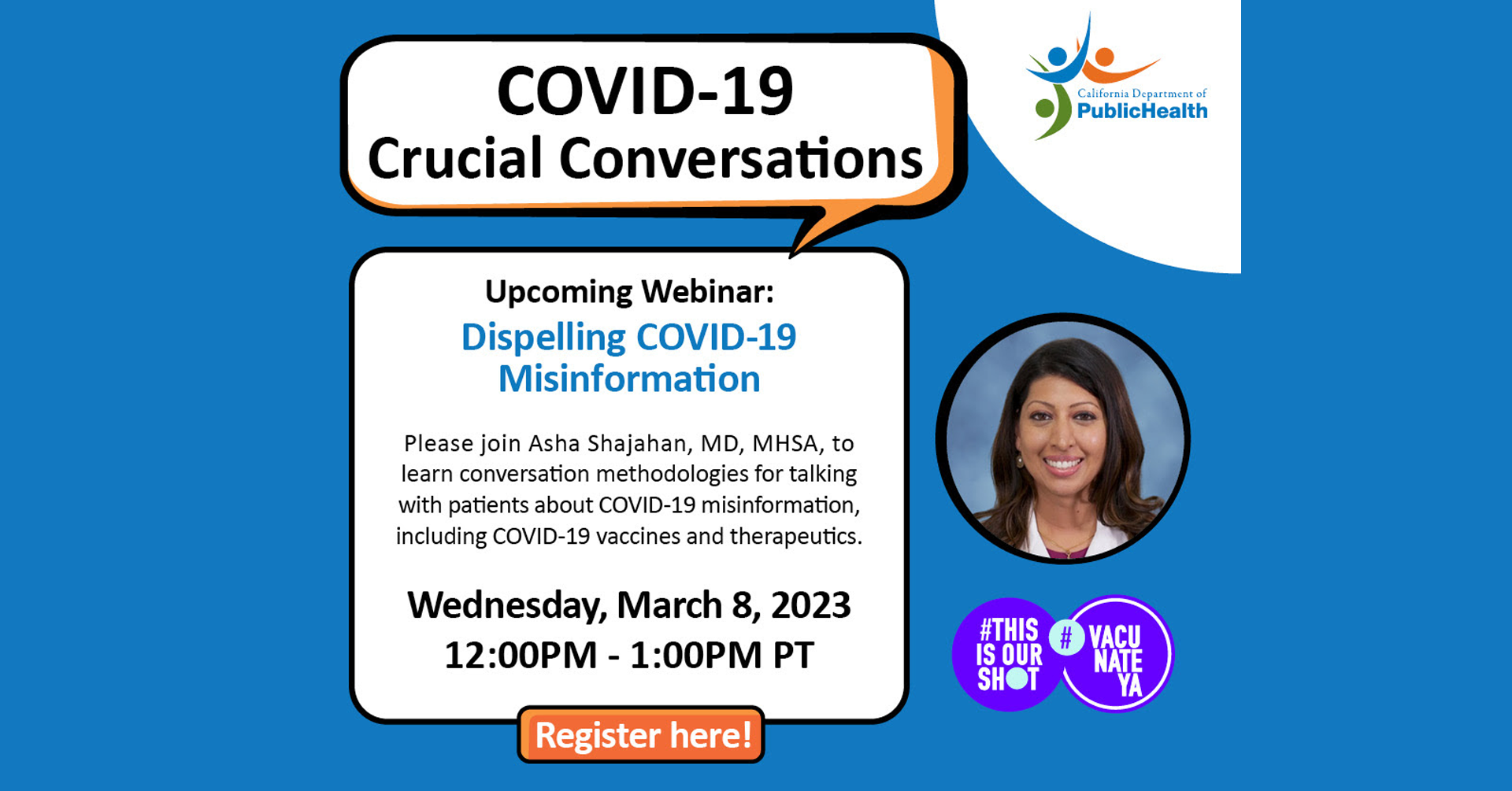California Department of Public Health: Dispelling COVID-19 Misinformation