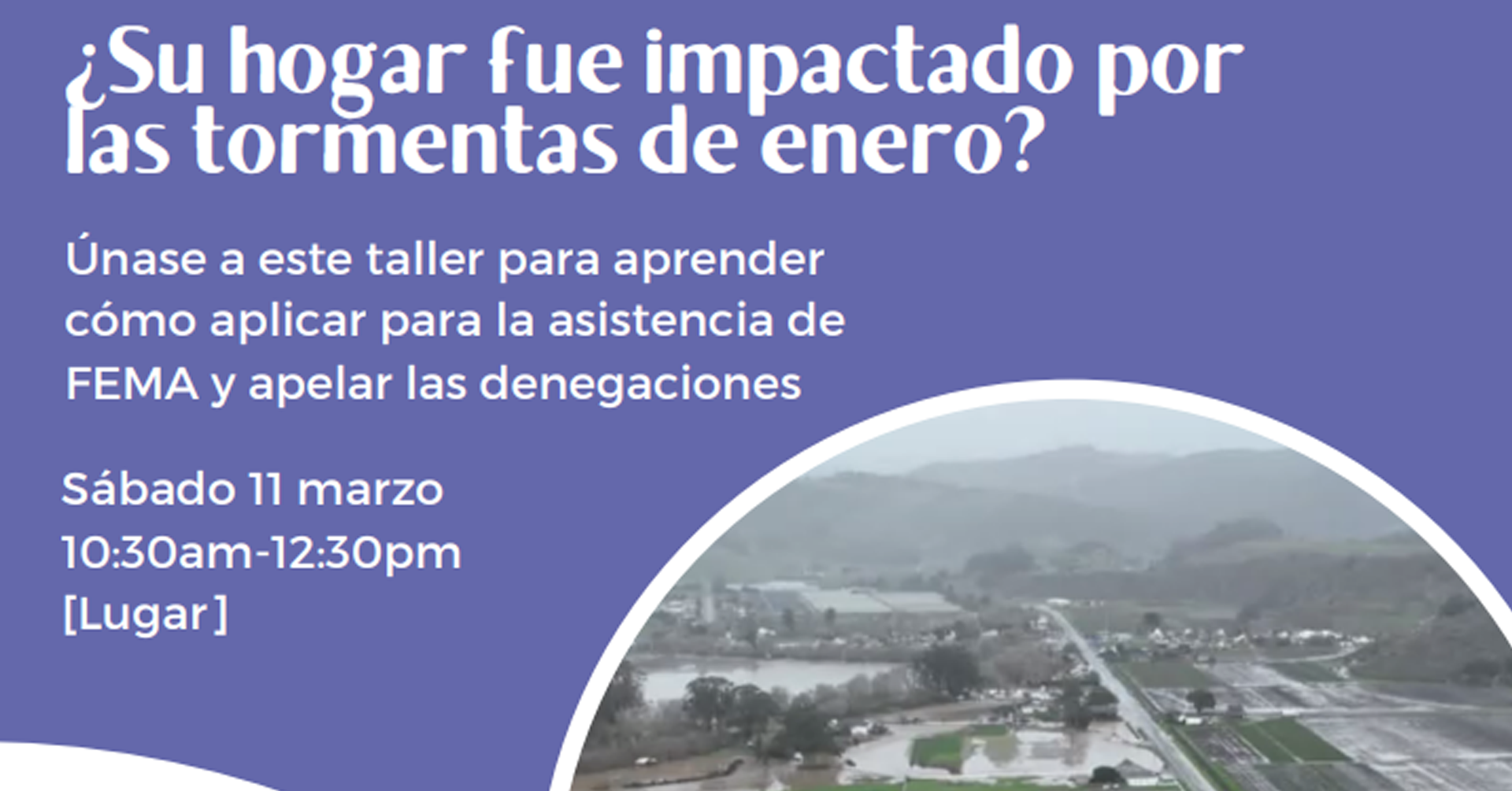 ¿Su hogar fue impactado por las tormentas de enero?